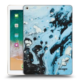 Átlátszó szilikon tok az alábbi táblagépre Apple iPad 9.7" 2017 (5. gen) - Organic blue