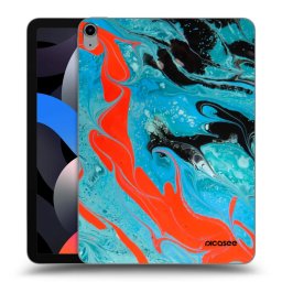 Átlátszó szilikon tok az alábbi táblagépre Apple iPad Air 4 10.9" 2020 - Blue Magma