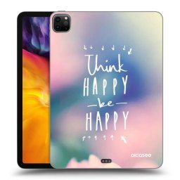 Fekete szilikon tok az alábbi táblagépre Apple iPad Pro 11" 2020 (2.gen) - Think happy be happy