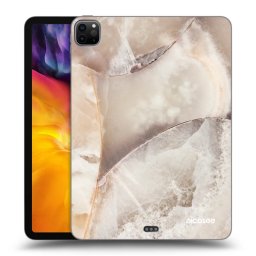 Fekete szilikon tok az alábbi táblagépre Apple iPad Pro 11" 2020 (2.gen) - Cream marble