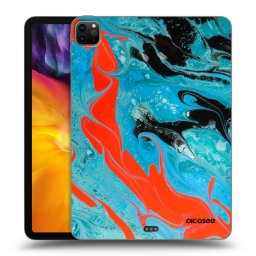 Fekete szilikon tok az alábbi táblagépre Apple iPad Pro 11" 2020 (2.gen) - Blue Magma