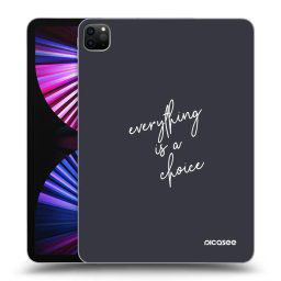 Fekete szilikon tok az alábbi táblagépre Apple iPad Pro 11" 2021 (3.gen) - Everything is a choice
