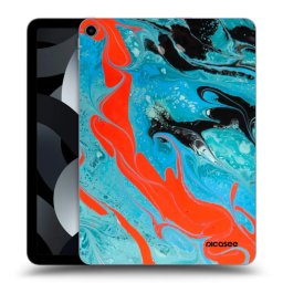 Átlátszó szilikon tok az alábbi táblagépre Apple iPad Air 5 10.9" 2022 - Blue Magma