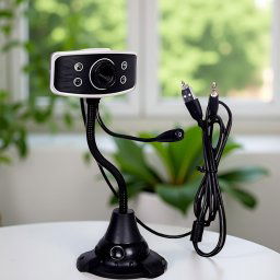 Webkamera Everest SC-825 300K 480p USB mikrofon Világító Led Új Pc kamera