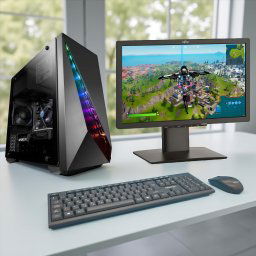 Komplett Konfig Inspire K2 i5-8500/16GB/512SSD/RX6400 4GB+Monitor 22"+Bill+egér Gamer PC szett Win 11