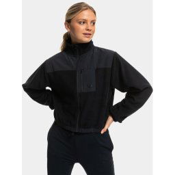 Roxy Polár kabát Wow Zip Up Jkt Plfl ERJPF03141 Szürke Regular Fit