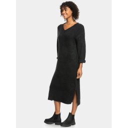 Roxy Kötött ruha Winter Escape Ktdr ERJKD03449 Szürke Regular Fit