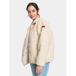 Roxy Báránybőr kabát Miracle Mile Jckt ERJJK03569 Bézs Regular Fit