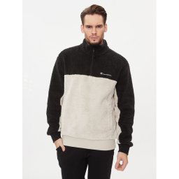 Champion Pulóver Half Zip Top 219442 Bézs Regular Fit