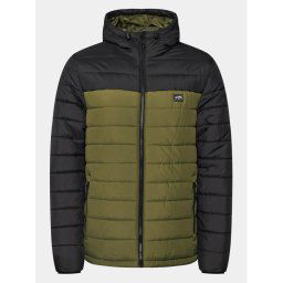 Billabong Pehelykabát Surf Check EBYJK00115 Zöld Regular Fit