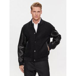 Boss Bomber dzseki Motiver1 50499589 Fekete Regular Fit