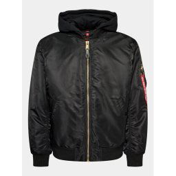 Alpha Industries Bomber dzseki Ma-1 ZH Back Emb 138105 Fekete Regular Fit