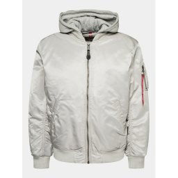 Alpha Industries Bomber dzseki Ma-1 ZH Back Emb 138105 Szürke Regular Fit