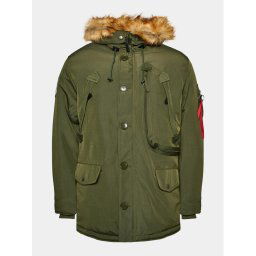 Alpha Industries Télikabát Polar 123144 Khaki Regular Fit