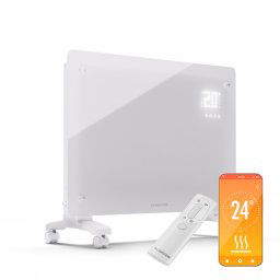Klarstein Bornholm Smart 1500, konvektoros fűtőtest, 1500W, WiFi, LED, IP24 (ACO14_Bornholm_1500W)
