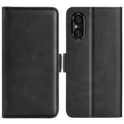 SIDE Wallet tok Sony Xperia 5 V fekete