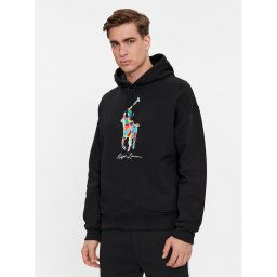 Polo Ralph Lauren Pulóver 710926613002 Fekete Relaxed Fit