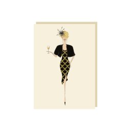 Üdvözlőlap Borítékkal - Chic Lady - Shawl
