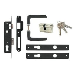 ANBO 1231 Csapdás portálzár garnitúra 40 mm (fekete)