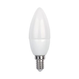 LED gyertya égő 5W E14 MelegFehér/2700K 550 lumen 3 év garancia