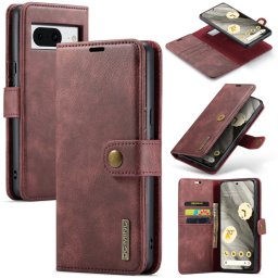 DG.MING Wallet borító 2 az 1-ben Google Pixel 8 piros