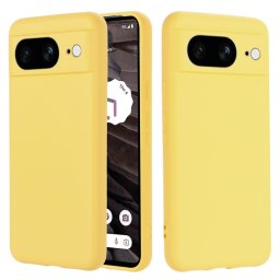 RUBBER Védőburkolat a Google Pixel 8 telefonhoz sárga