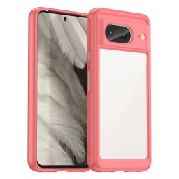 CRYSTAL Védőburkolat Google Pixel 8-hoz piros