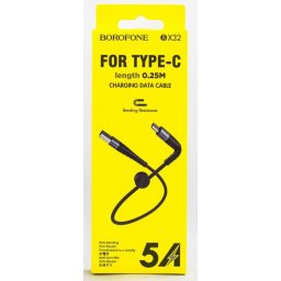 Borofone BX32 type-c kábel fekete 0,25 M