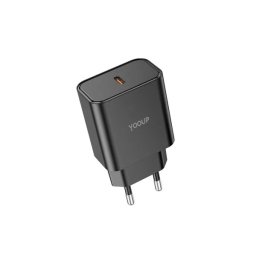 YOOUP G07 PD20W hálózati gyorstöltő 3A fekete