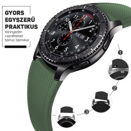 Szilikon óraszíj – okosóra pótszíj 20/22mm