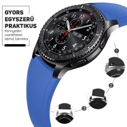 Szilikon óraszíj – okosóra pótszíj 20/22mm