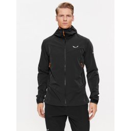 Salewa Softshell kabát Sella DST 28468 Fekete Regular Fit