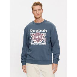 Reebok Pulóver Basketball IL2005 Kék Regular Fit