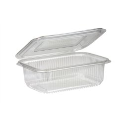Salátás tál egybefedeles PET 500 ml 100 db/csomag