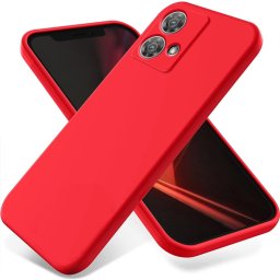 RUBBER Motorola Edge 40 Neo piros védőburkolat