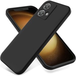 RUBBER Motorola Edge 40 Neo fekete védőburkolat