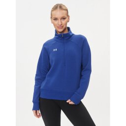 Under Armour Pulóver Ua Rival Fleece Hz 1379492 Kék Loose Fit