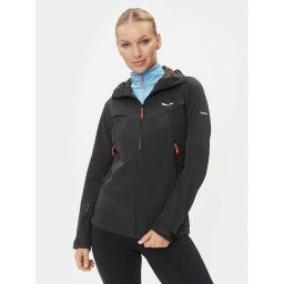 Salewa Outdoor kabát Sella DST 28469 Fekete Regular Fit
