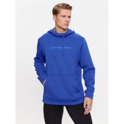 Under Armour Pulóver Ua Armour Fleece Graphic Hd 1379744 Kék Loose Fit