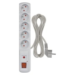 EMOS túlfeszültségvédő 5z,3m (szürke)