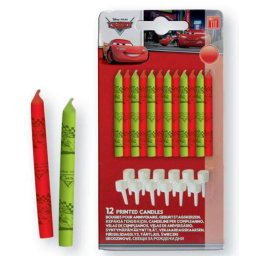 Disney Cars 3, Verdák tortagyertya, gyertya szett 12 db-os