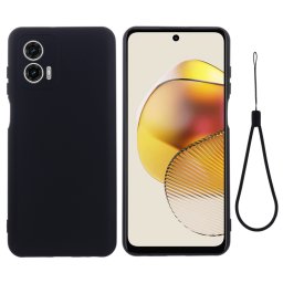 RUBBER védőburkolat Motorola Moto G73 5G fekete