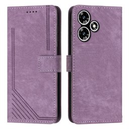 STRIPE Pénztárca tok pánttal Infinix Hot 30 lila