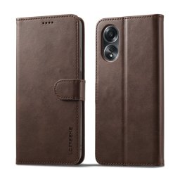 IMEEKE pénztárca tok Oppo A58 barna