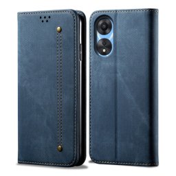 DENIM pénztárca huzat Oppo A38 kék