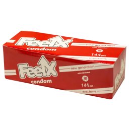 FeelX óvszer - epres (144 db)