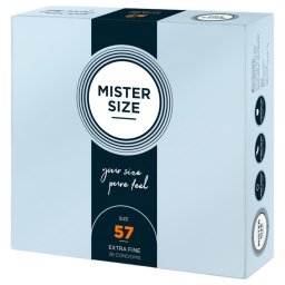 Mister Size vékony óvszer - 57 mm (36 db)