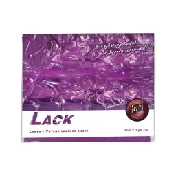 Fetish - lakk lepedő - 200 × 220 cm (lila)