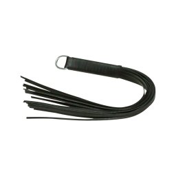 ZADO - puha korbács bőrből (fekete)