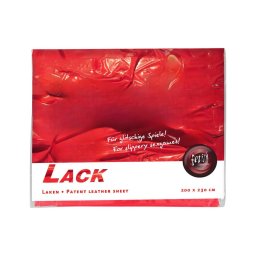 Lakk lepedő - 200x220cm (piros)